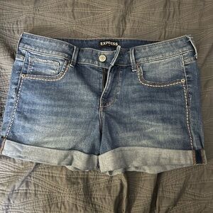 Express Women's Classic Blue Jean Shorts